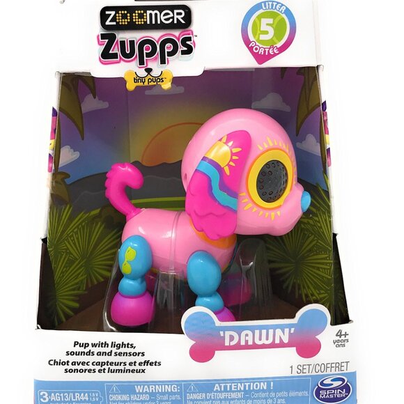 Zoomer Zupps Pups Spaniel  Dawn w/Lights, Sounds and Sensors New in Box Age 4+ - Picture 14 of 14